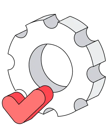 An illustration representing integrity, which is one of Deriv’s core values.