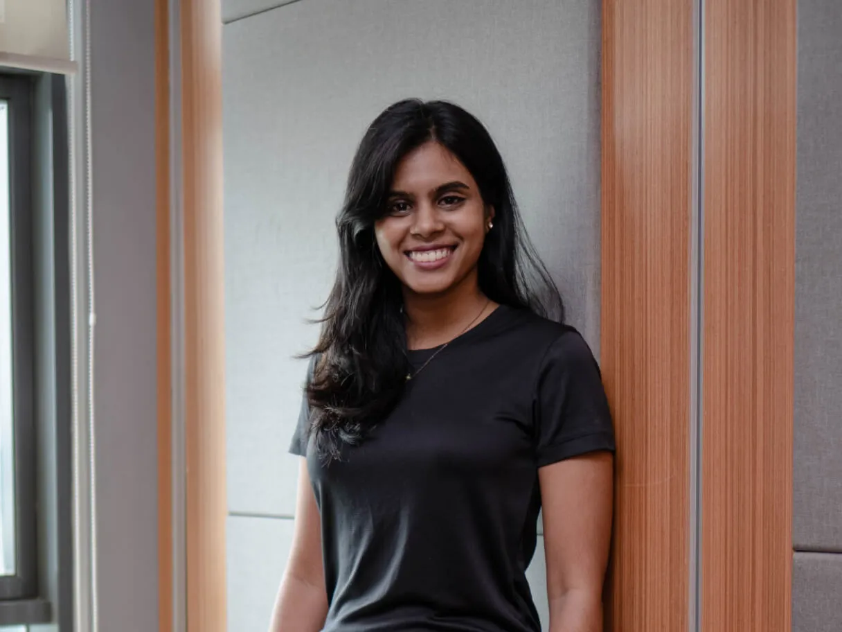 A process architect at Deriv