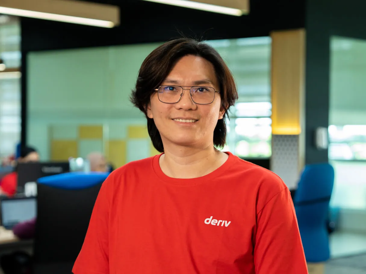 A UI/UX Manager at Deriv