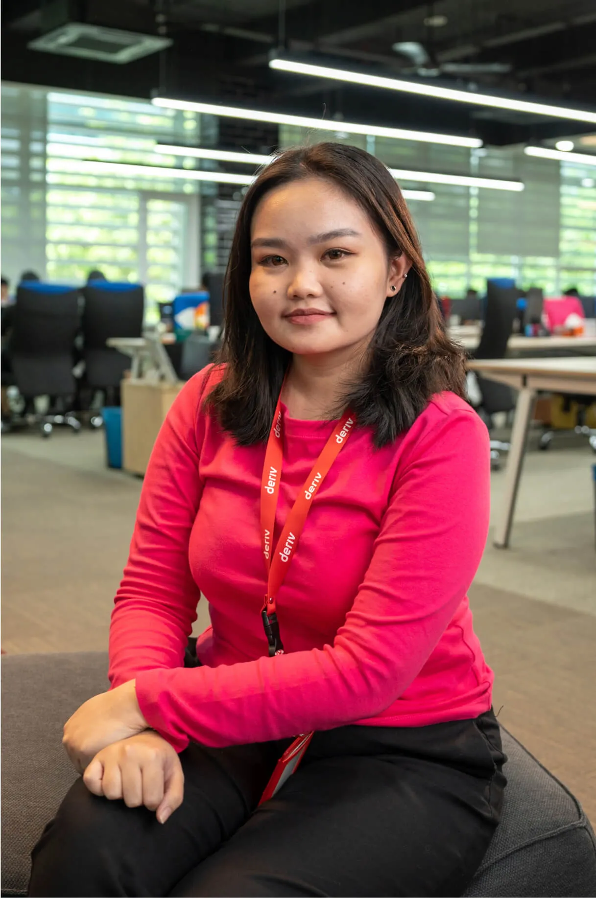 A Customer Support Executive from Deriv