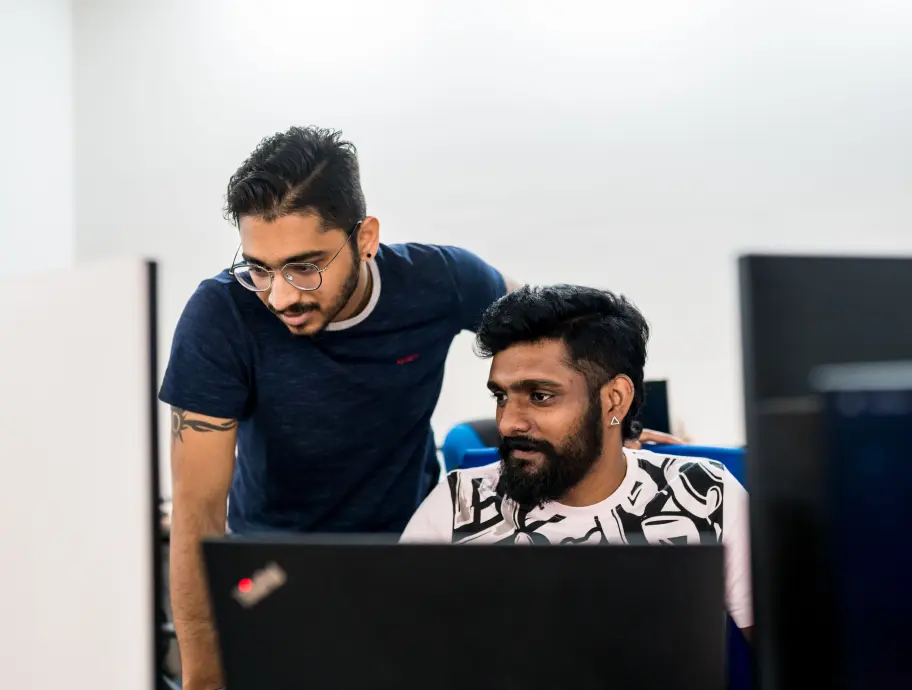 Deriv security team members working together