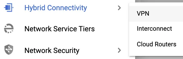screenshot showing steps to create cloud router GCP