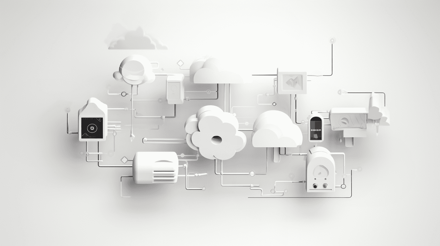 An illustration showing connection between AWS and GCP