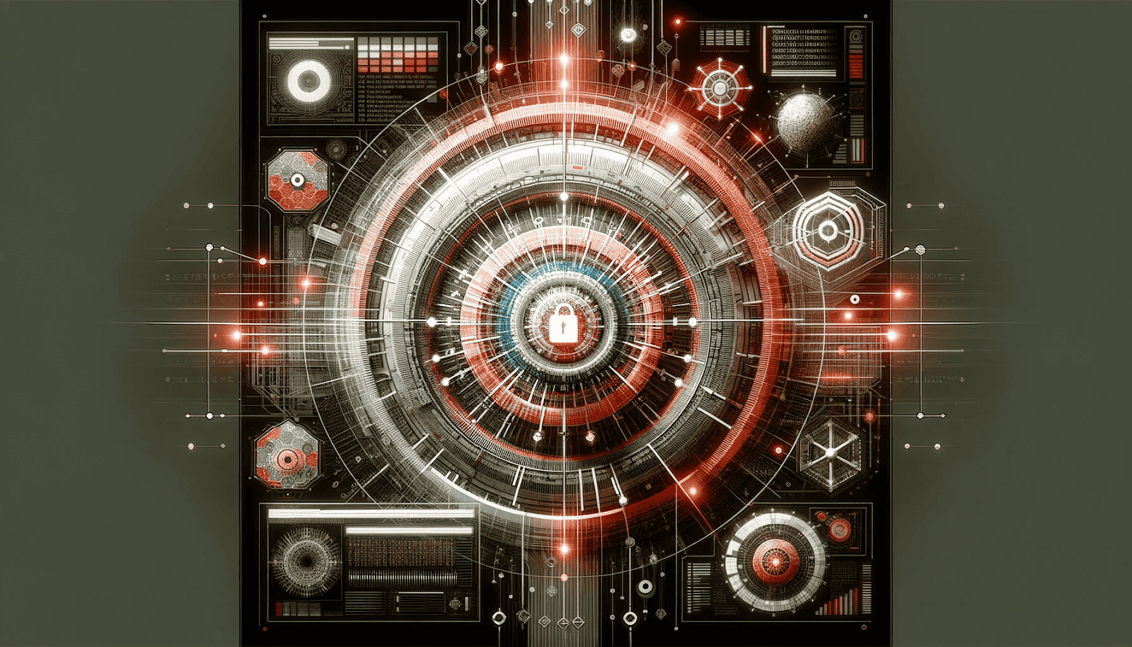 Illustration of cybersecurity in software development