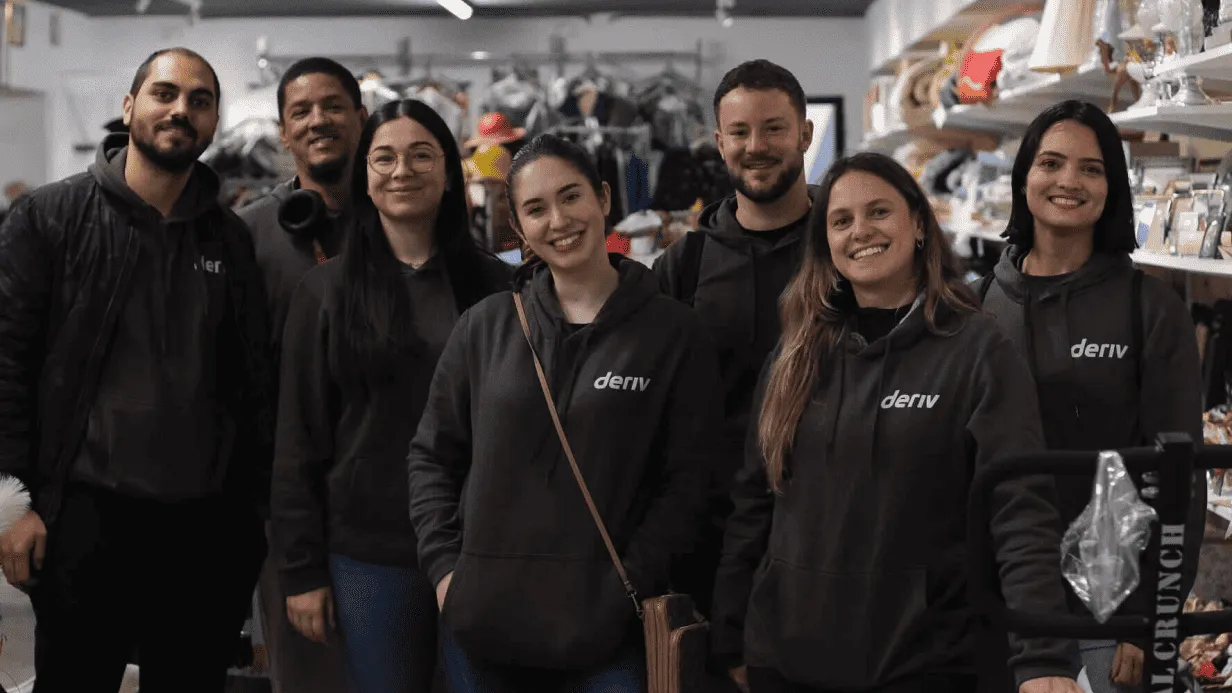 Volunteers from Deriv participating in the Malta CSR programme