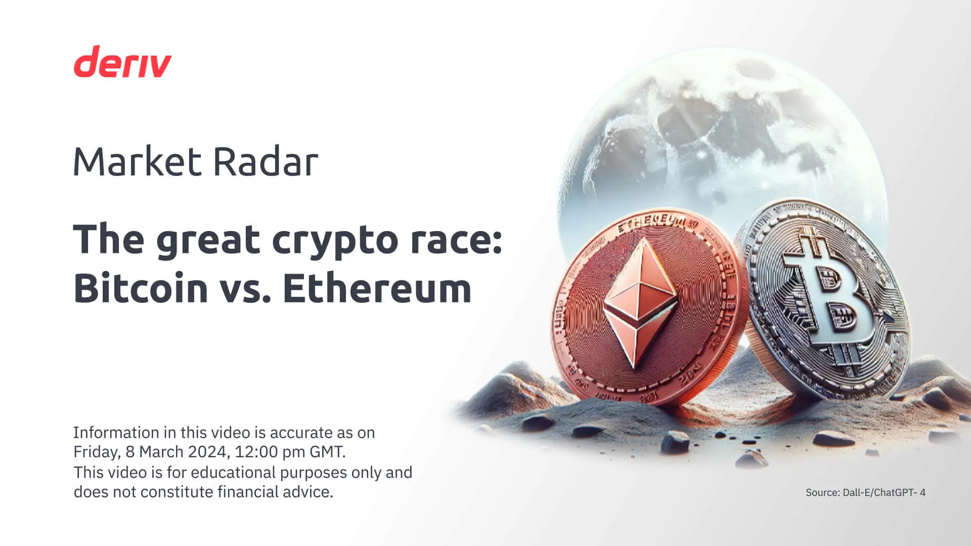 Bitcoin vs Ethereum: The great crypto race